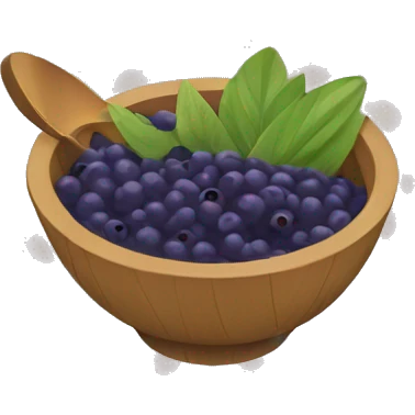 Açai bowl emoji