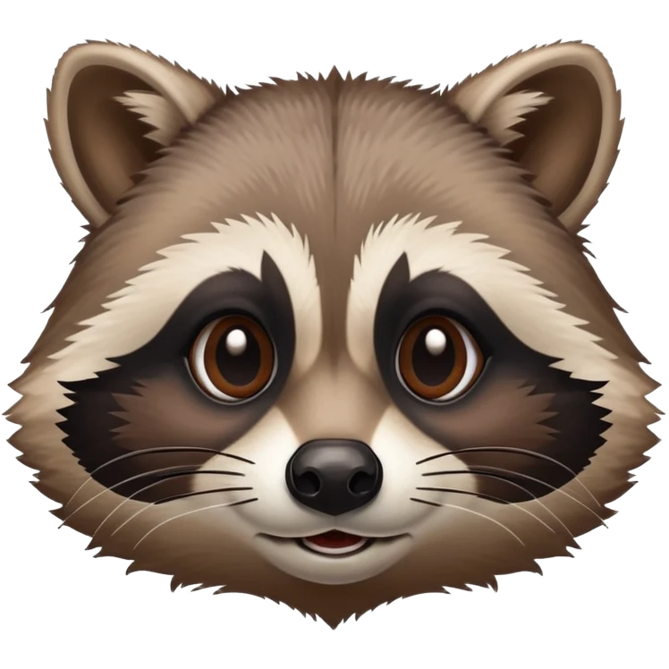 Raccoon rolling its eyes emoji