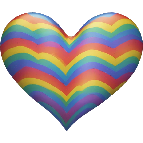 Rainbow heart  emoji