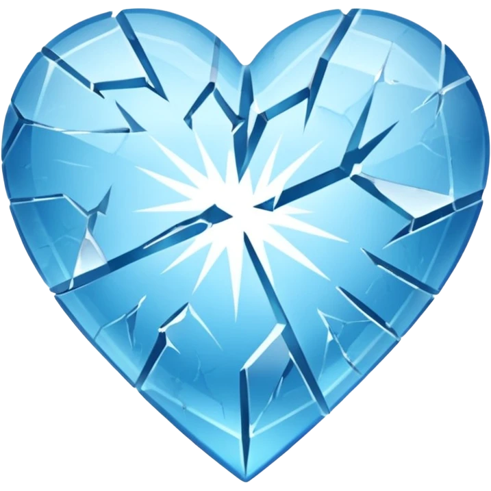 Frozen heart emoji