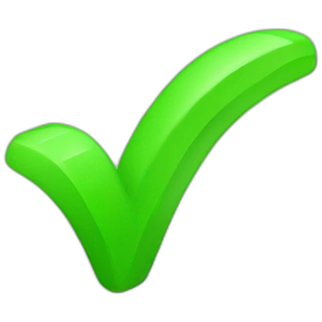 green check mark emoji