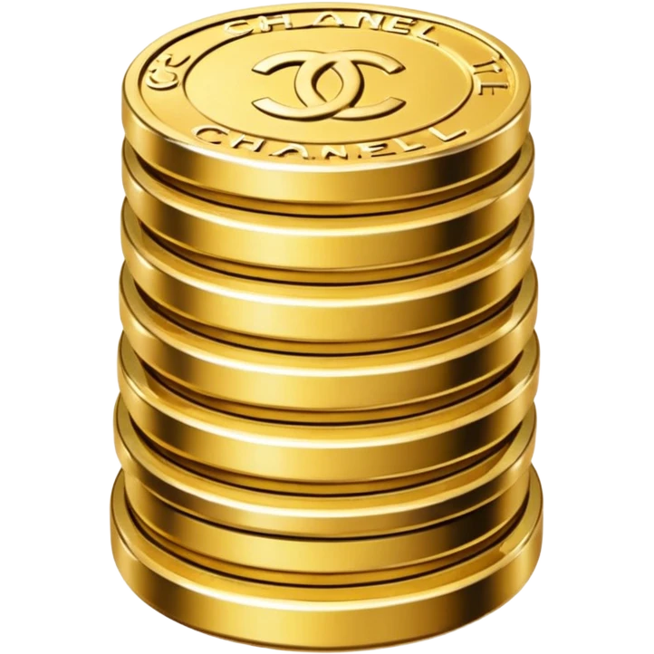 chanel coins stack emoji