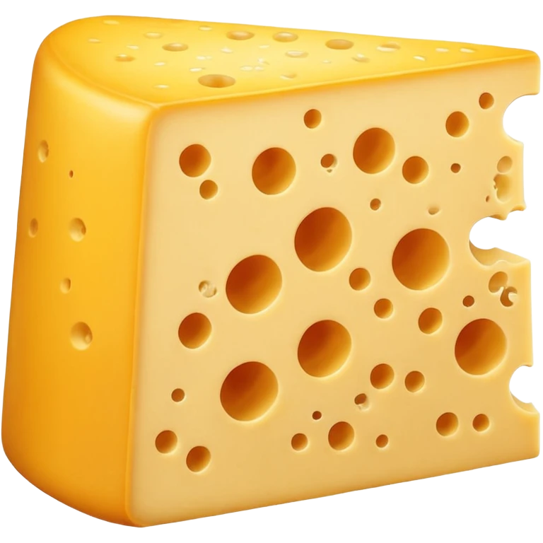 Cheese with a toupe emoji