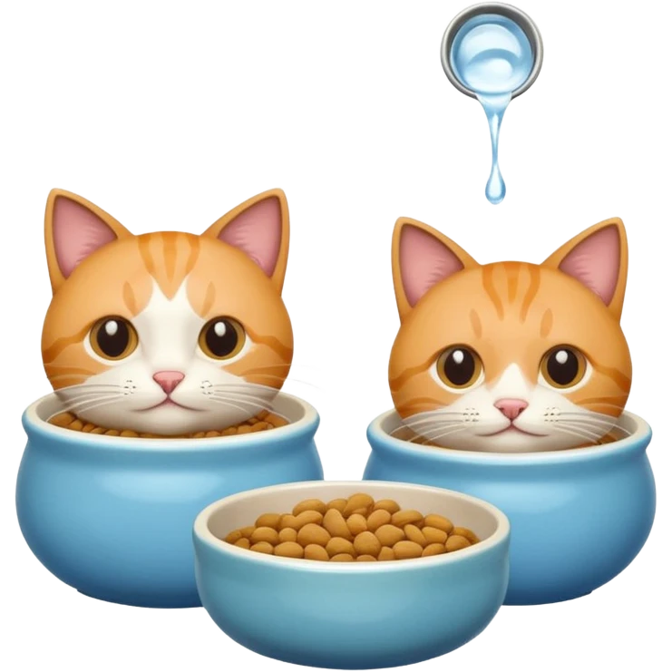 Cat's Food and Water emoji