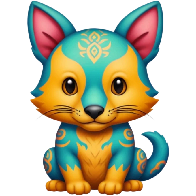 animal with tattoos emoji