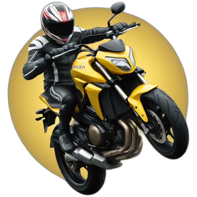 Honda Hornet wheelie emoji