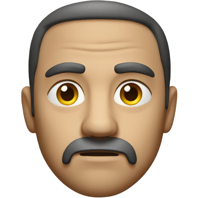 A man staring emoji