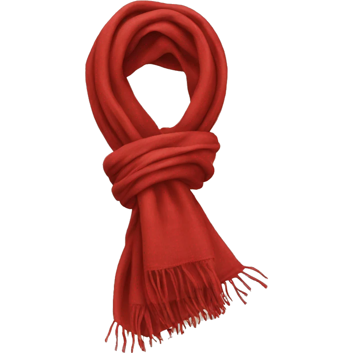 Scarf red emoji