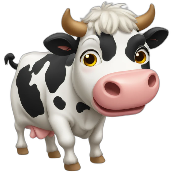 Cow-dance emoji