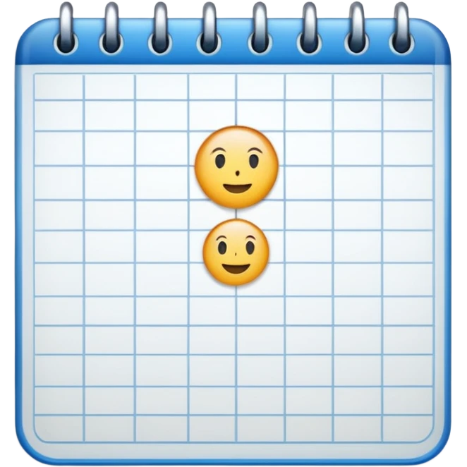timetable emoji