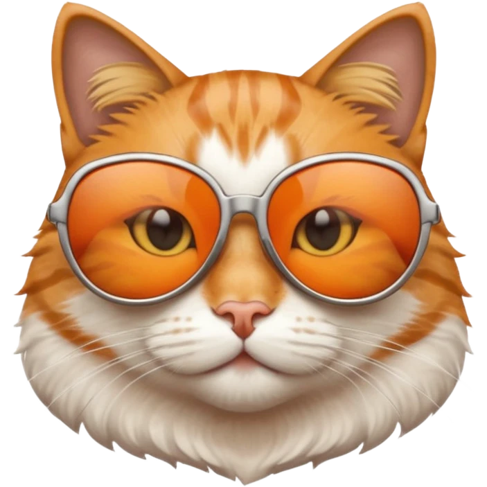 Cat wearing sunglasses emoji