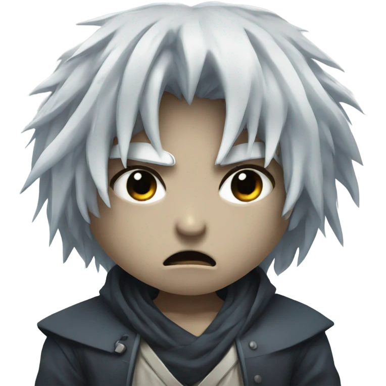 Shigaraki angry chibi emoji