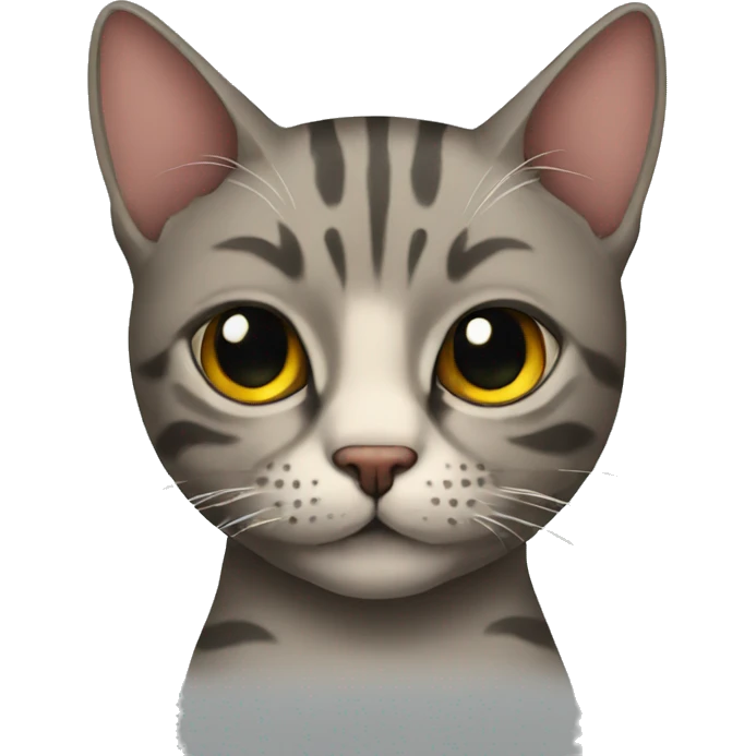 Cat with tattoos emoji