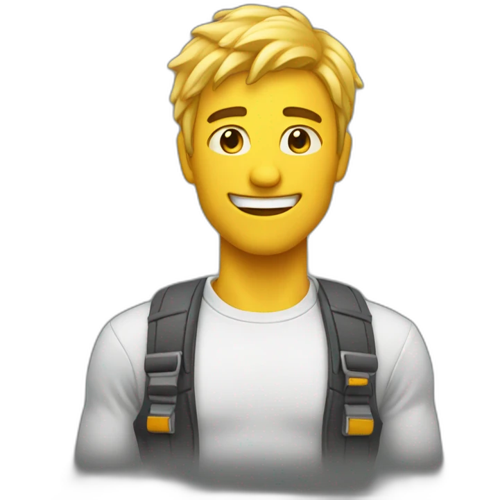 guy with good energy emoji