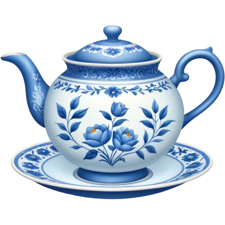 Tea aesthetics blue  emoji