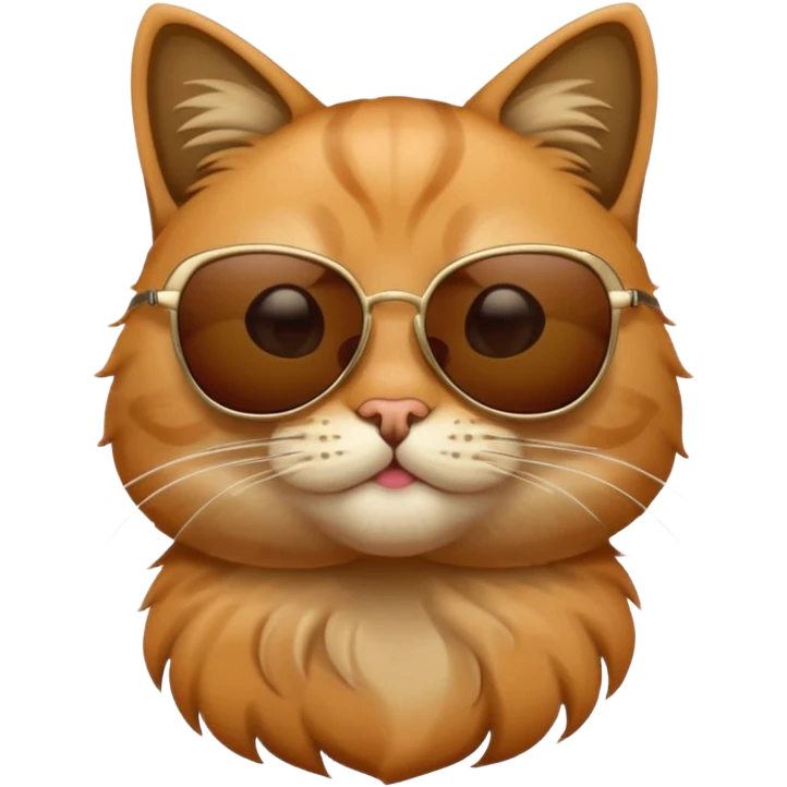 Cat wearing sunglasses emoji