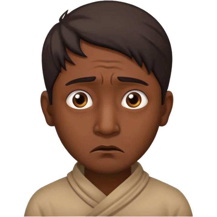 scared indian man emoji