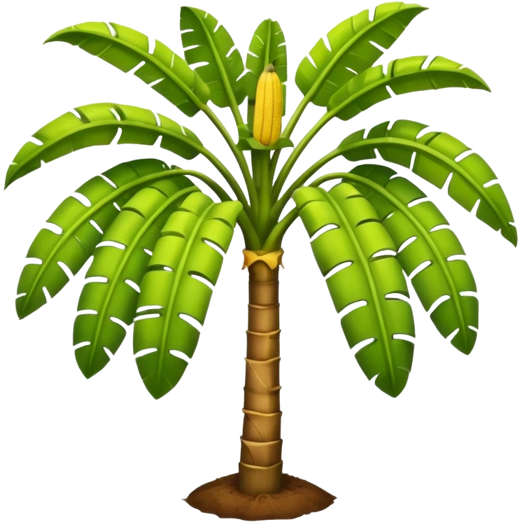 Banana tree, negative:banana. emoji