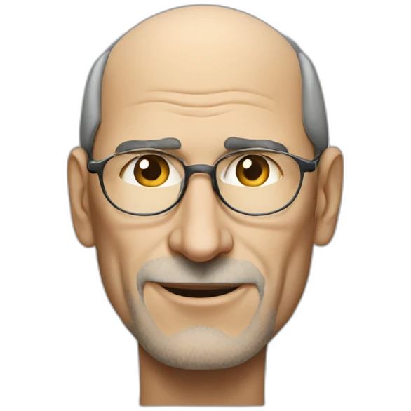 middle aged steve jobs emoji