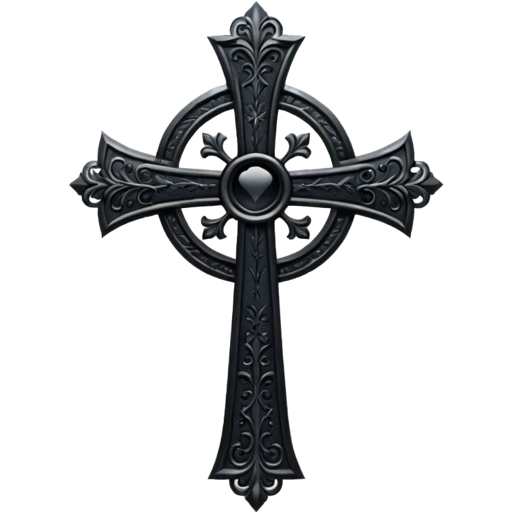 Uma cruz gótica emoji