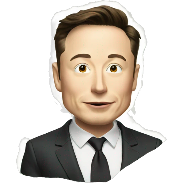 elon musk with money emoji