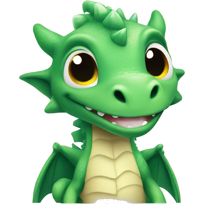 baby dragon smiling selfie emoji