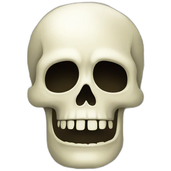 Calavera con billetes emoji