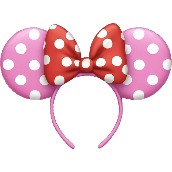 Minnie Mouse ears emoji