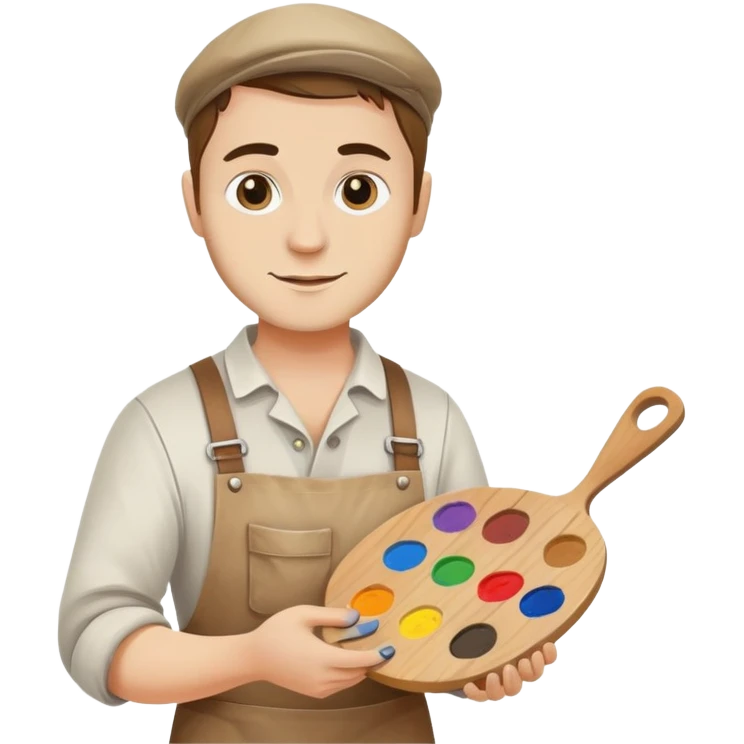 Painter with palette emoji
