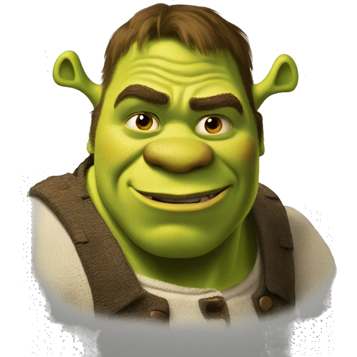 Shrek drmiendo emoji
