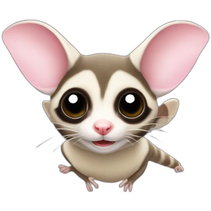 flying sugar glider emoji