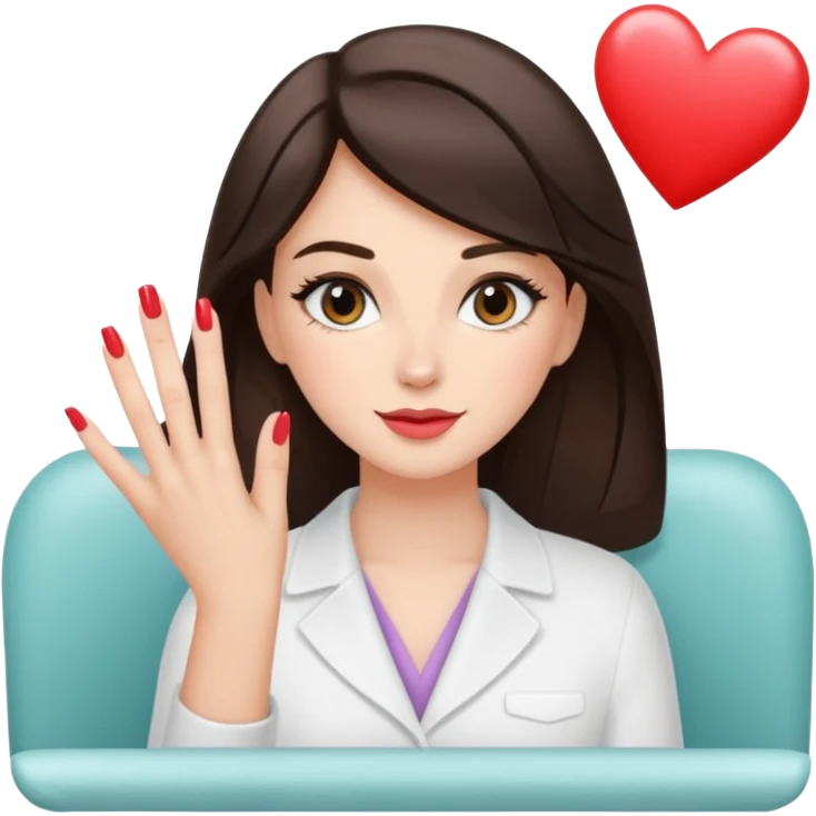 Brunette a manicure at nail salon wind club and I love it when I love it  emoji