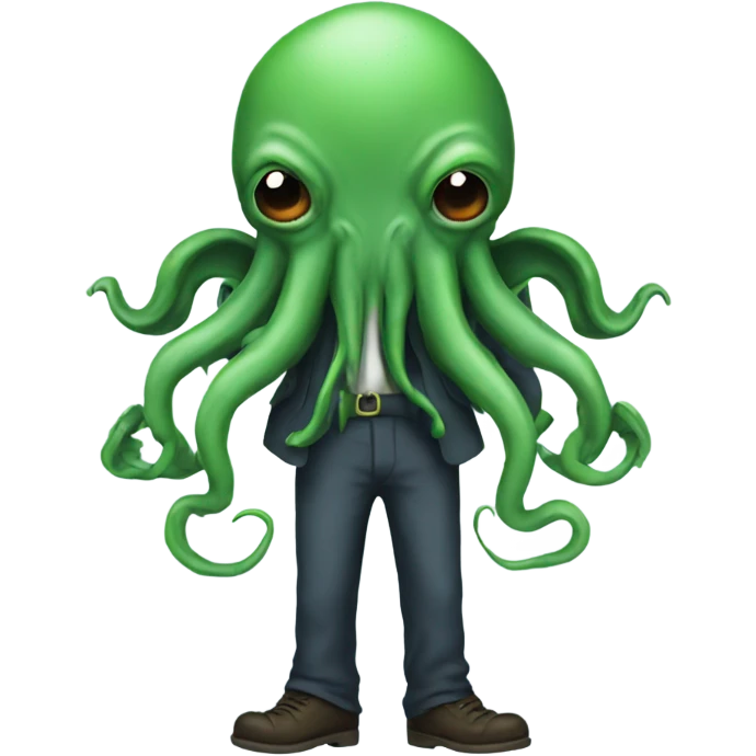 Cthulhu with pants emoji