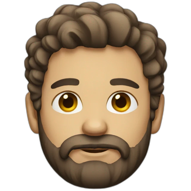 man with beard emoji
