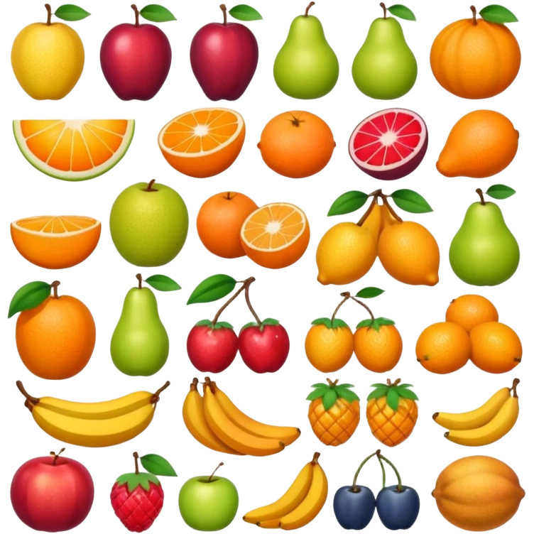 Fruits emoji