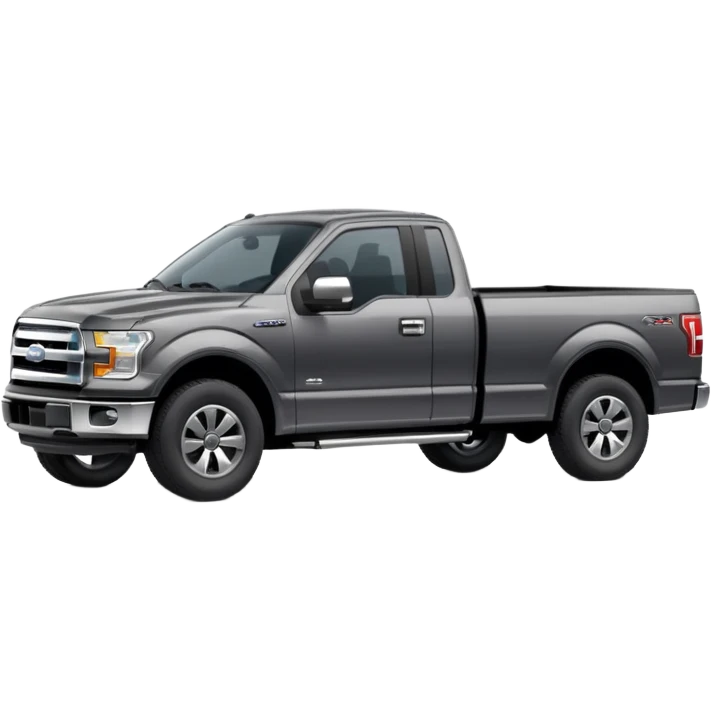 Dark Grey Ford F150 emoji