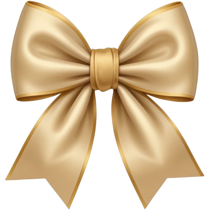 Beige bow enoji emoji