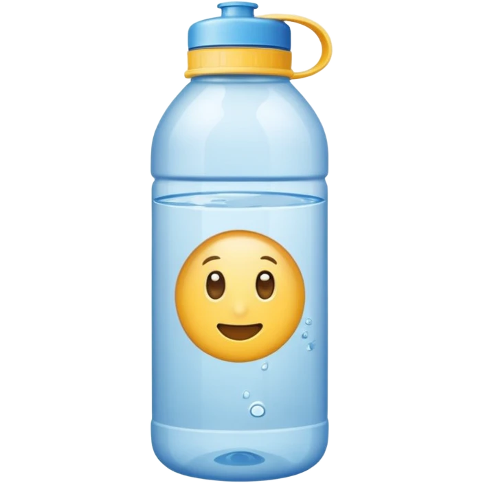 Store bought Water bottle emoji emoji