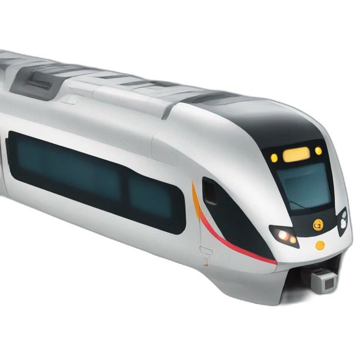 modern train emoji