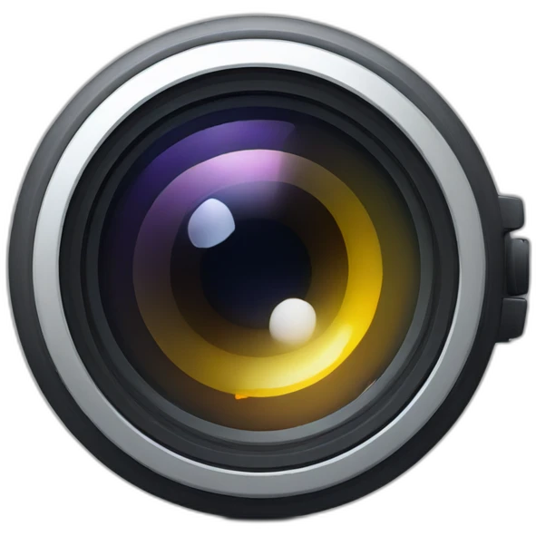 Camera lens emoji