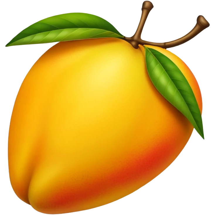 ripe mango fruit emoji