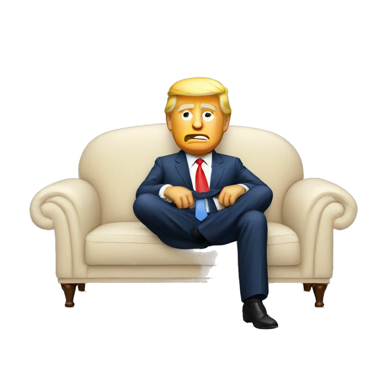 trump in a sofa emoji