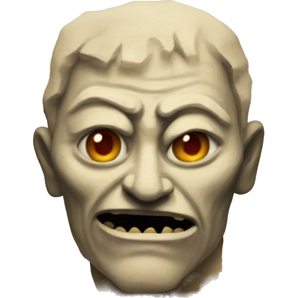 cave painting of an evil spirit emoji