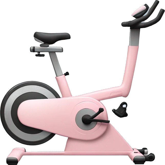 light pink stationary bike emoji