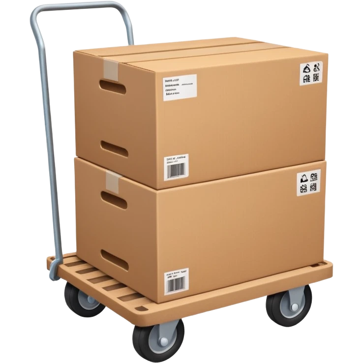 Box Carrier + dolly emoji