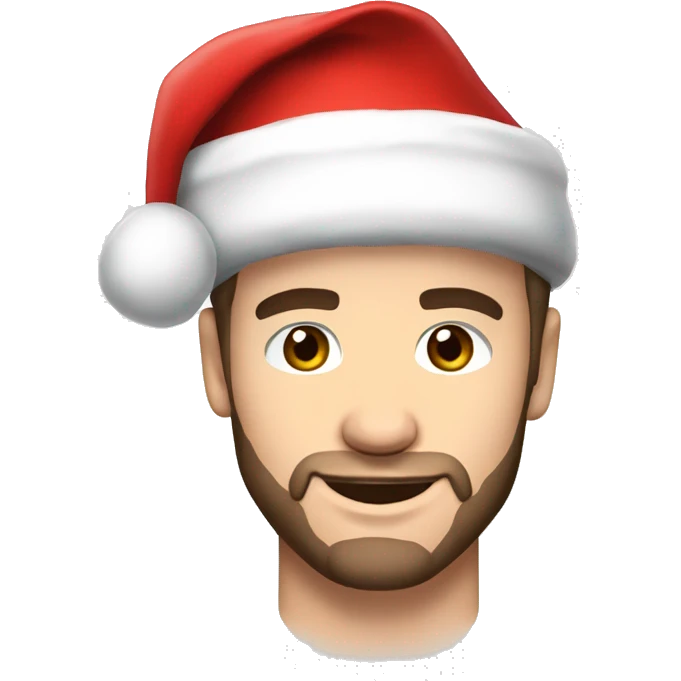 Liam payne wearing santa hat emoji