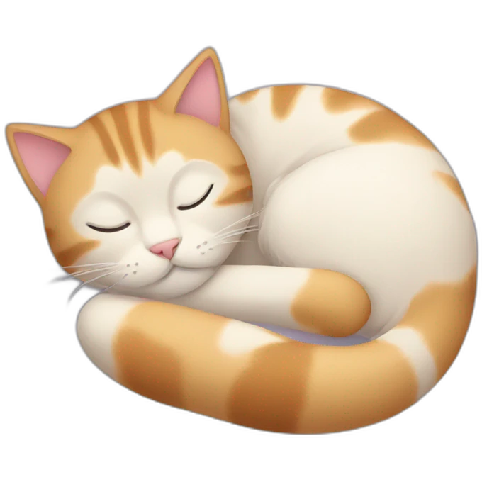sleeping cat emoji