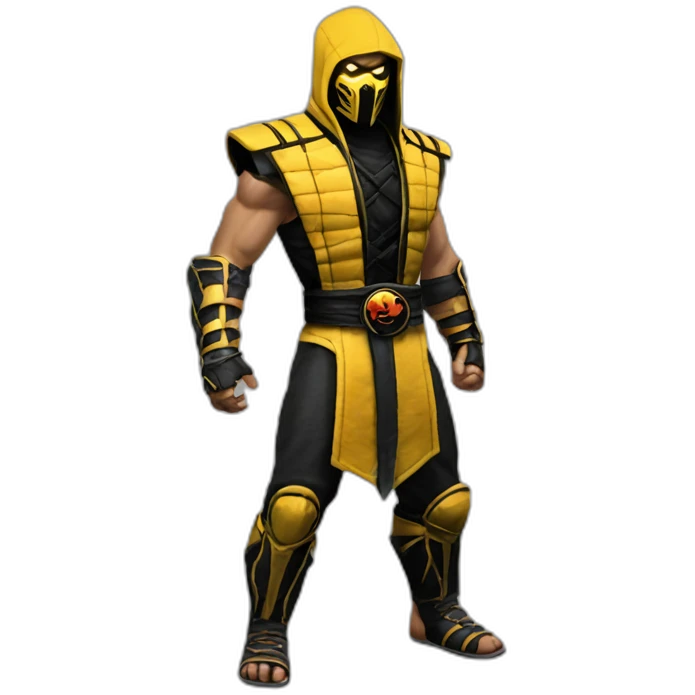 mortal kombat scorpion classic emoji