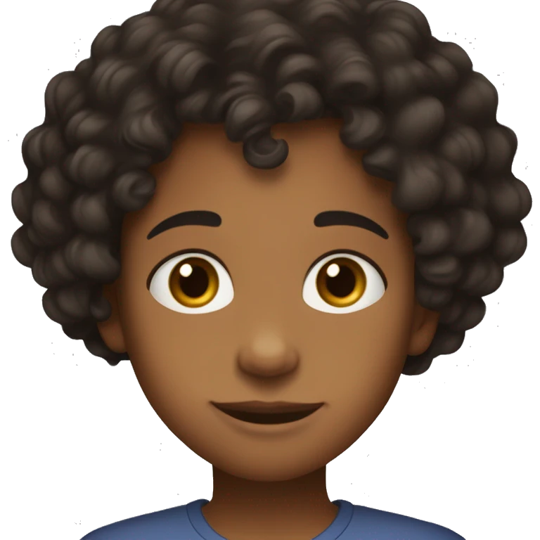 “Draw me with my 4-year-old son. I’m a Colombian woman with long wavy black hair and hazel eyes. My son, mixed French, Congolese, and Colombian, has slightly darker skin, curly hair on top, short sides, and black eyes.” emoji