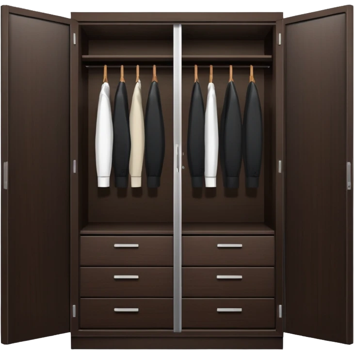 wardrobe modern closed glass door emoji
